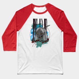 Zombie girl Baseball T-Shirt